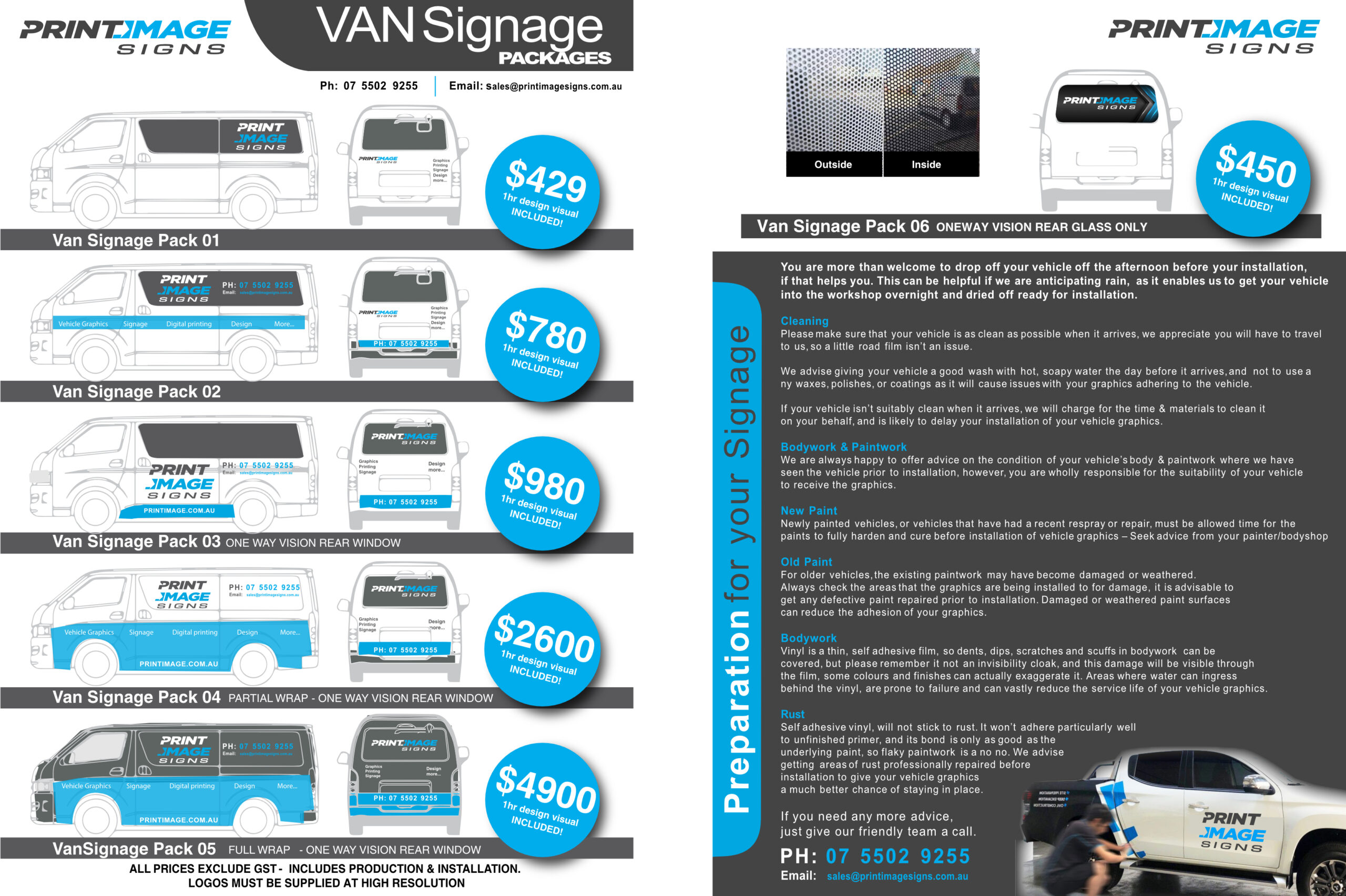 Van Signage Package