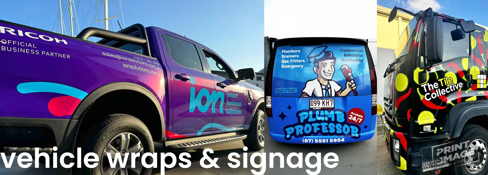vehicle wraps & signage