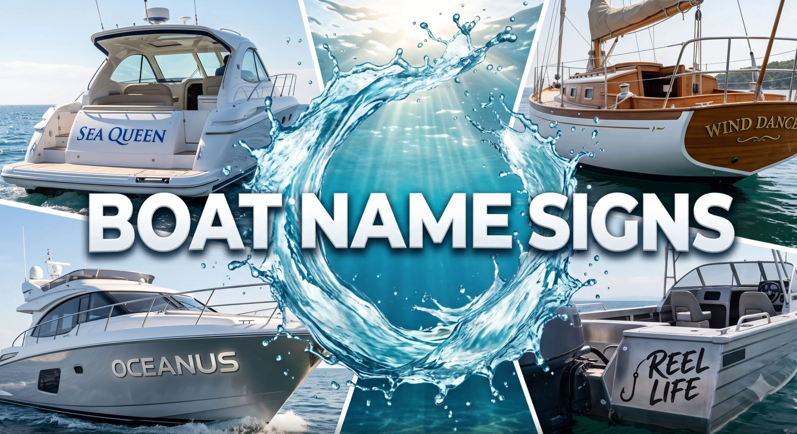 Boat Name Signs